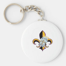 Bless You Boys Fleur de LIs Key Chain