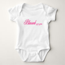 Blessed 127:3 pink t-shirts