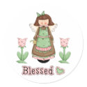 Blessed Angel 3 stickers