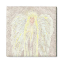 Blessed Angel of Golden Light Magnets