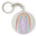 Blessed Angel of Rainbows Key Chain