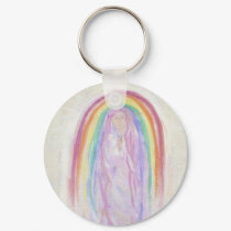Blessed Angel of Rainbows keychains