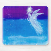 Blessed Angel of Travelers Mouse Pads