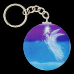 Blessed Angel of Travellers keychains