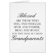 Blessed Are... Grandparents Greeting Cards