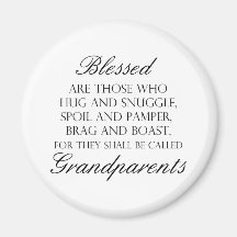 Blessed Are... Grandparents Refrigerator Magnets