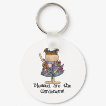 Blessed are the Gardeners keychains