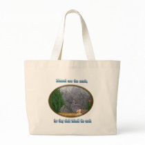 blessed are the meek tote bag