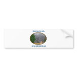 blessed are the meek bumper sticker