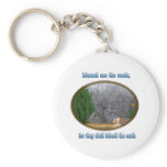 blessed are the meek keychain