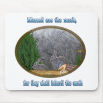 blessed are the meek mousepad