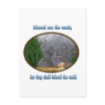 blessed are the meek postcard