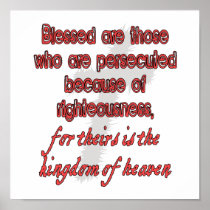 Blessed Are Those Who Are Persecuted Print