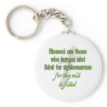 Blessed Are Those Who Hunger keychains