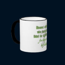 Blessed Are Those Who Hunger mugs