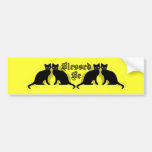 Blessed Be Black Cats Wicca Witch Bumper Sticker