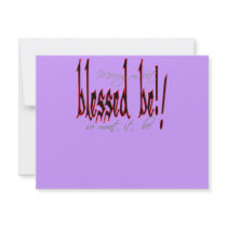 Blessed Be! Custom Invitations