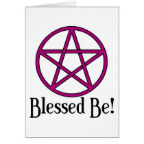 Blessed Be Pentagram cards by WildWitch Blessed Be Pentagram cards