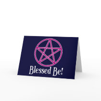 Blessed Be Pentagram cards by WildWitch Blessed Be Pentagram cards