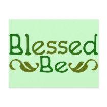 Blessed Be postcards by EllesPlanet Blessed Be postcards