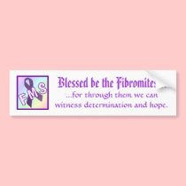 Blessed be the Fibromites bumper stickers