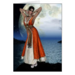 Blessed Be The Moon Greeting Card