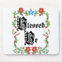 Blessed Be with Star Mousepad