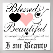 Blessed & Beautiful Poster