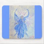 Blessed Blue Fairy Angel of Home mousepads