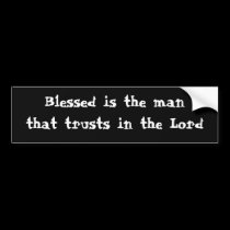 Blessed Bumper Sticker bumper stickers
