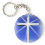 Blessed by God Keychain