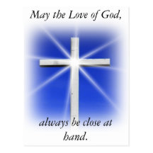 Blessed by God Postcard