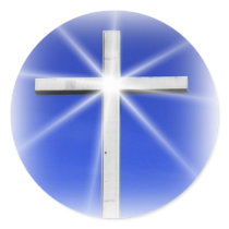 Blessed by God Sticker