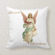 Blessed Christmas Angel Pillow 16