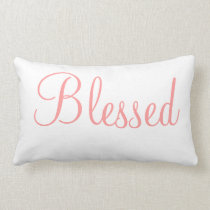 Blessed Decorative Bedroom Accent Pillow pillows