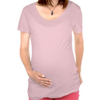 Blessed! elephant hug maternity pink t-shirt