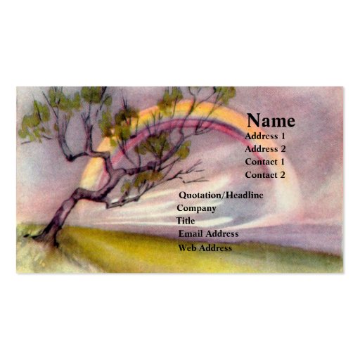 Blessed Father Business Card (front side)
