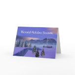 Blessed Holiday Season Greeting Card Blessed Holiday Season Greeting Card