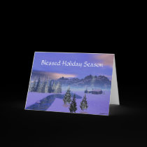 Blessed Holiday Season Greeting Card