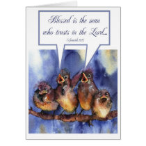 blessed is the man who trusts in the lord cards