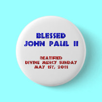 Blessed John Paul 2 buttons by Artists4God Blessed John Paul 2 buttons