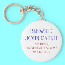 Blessed John Paul 2 keychains by Artists4God Blessed John Paul 2 keychains