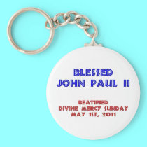 Blessed John Paul 2 keychains by Artists4God Blessed John Paul 2 keychains