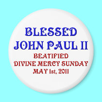 Blessed John Paul 2 magnets by Artists4God Blessed John Paul 2 magnets