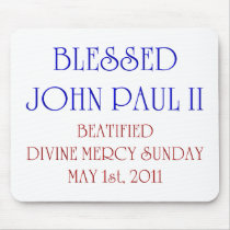 Blessed John Paul 2 Mouse Pads