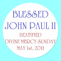 Blessed John Paul 2 stickers