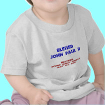 Blessed John Paul 2 t-shirts