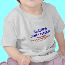 Blessed John Paul 2 t-shirts