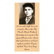 Blessed Jose Sanchez Prayer Cards Custom Photo Card