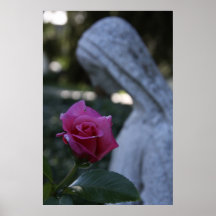 Blessed Mother & the Rose Print